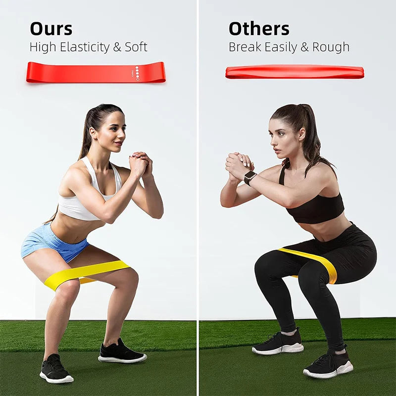 Resistance Bands Set - 5 Exercise Loop Bands for Home Workout