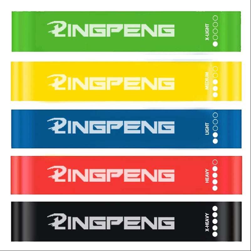 Resistance Bands Set - 5 Exercise Loop Bands for Home Workout