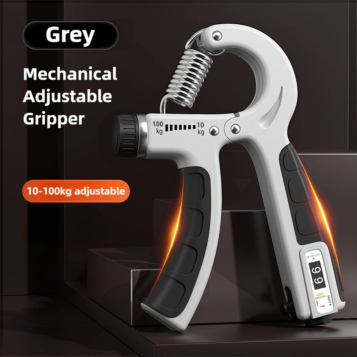 Grip Strength Trainer – Adjustable 10–100kg