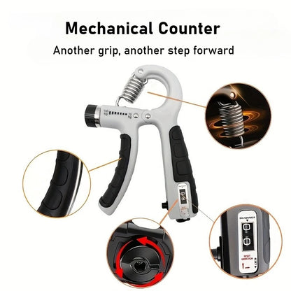 Grip Strength Trainer – Adjustable 10–100kg