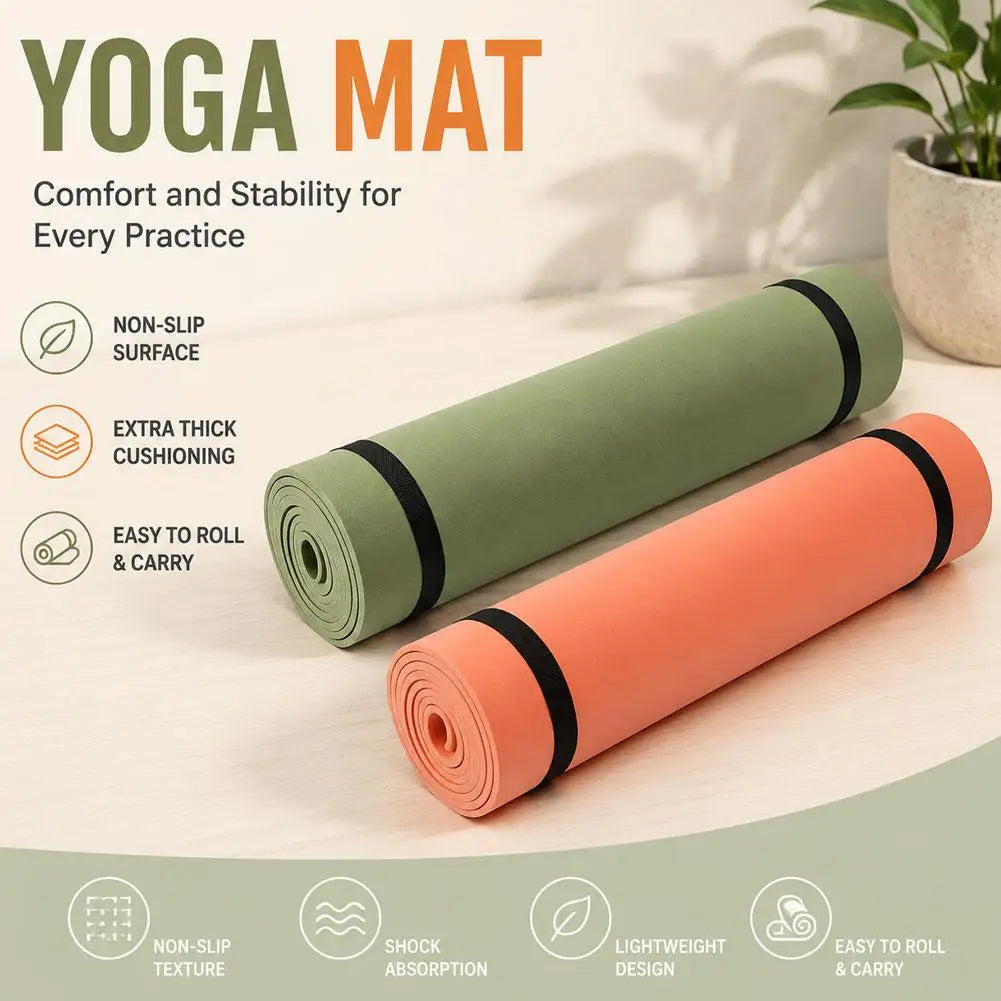 Versatile EVA Yoga Mat – Foldable & Lightweight