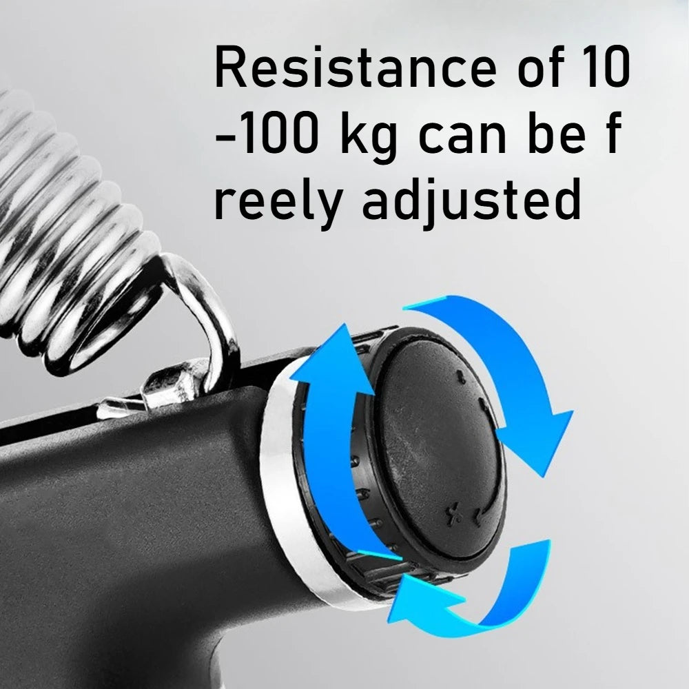 Grip Strength Trainer – Adjustable 10–100kg