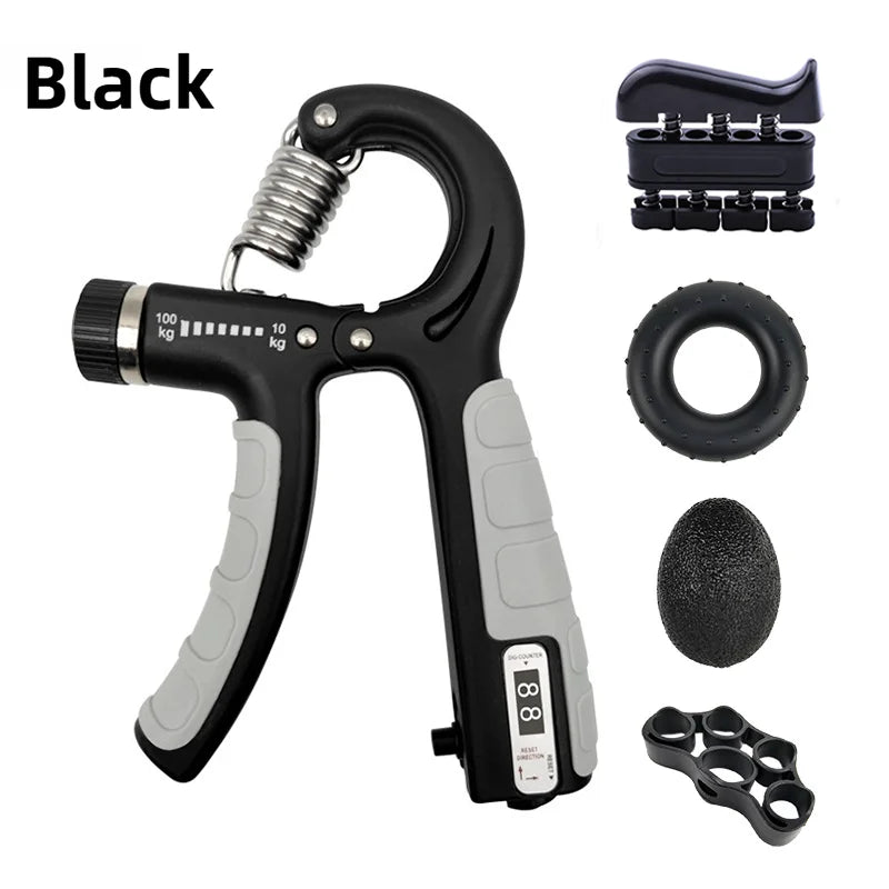 Grip Strength Trainer – Adjustable 10–100kg