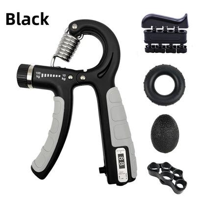 Grip Strength Trainer – Adjustable 10–100kg
