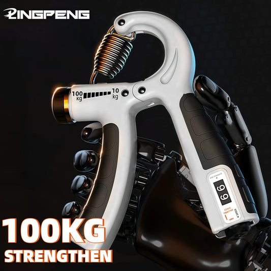 Grip Strength Trainer – Adjustable 10–100kg