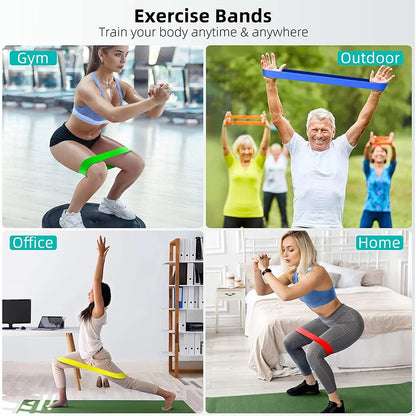 Resistance Bands Set - 5 Exercise Loop Bands for Home Workout