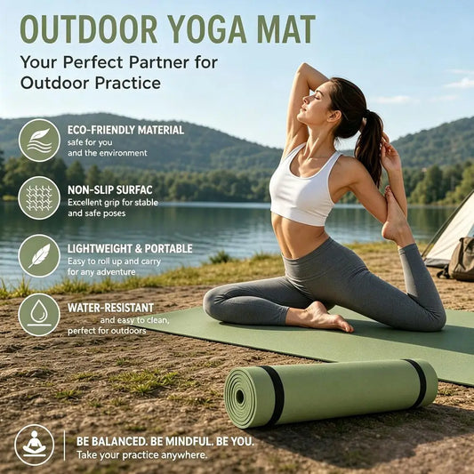 Versatile EVA Yoga Mat – Foldable & Lightweight