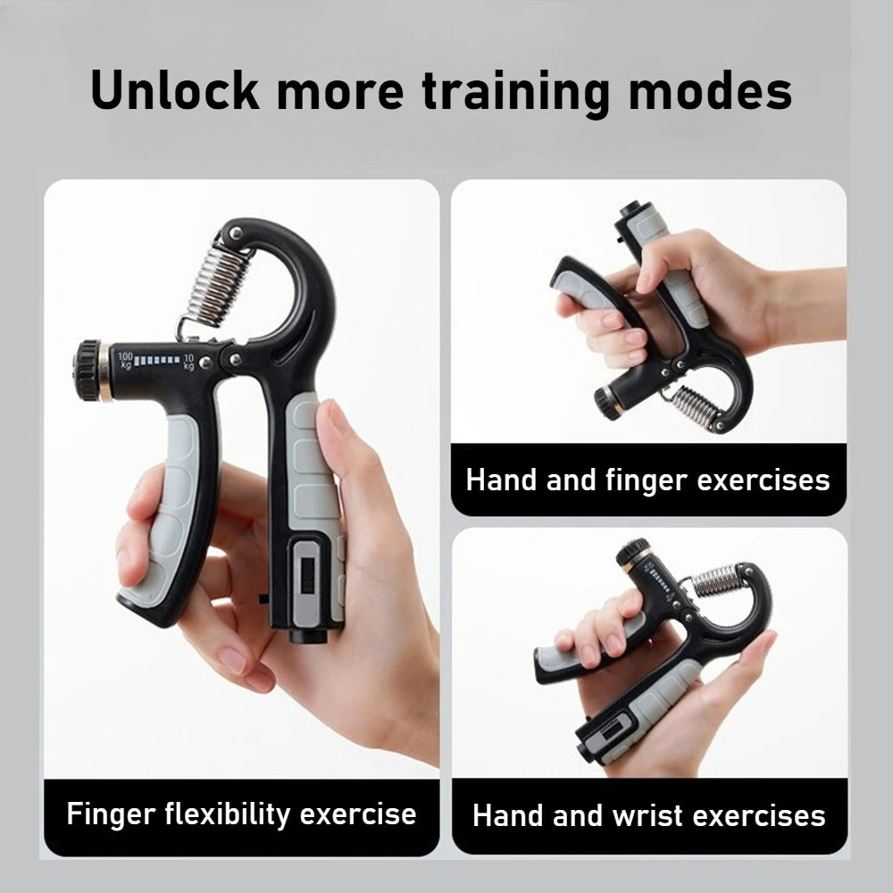 Grip Strength Trainer – Adjustable 10–100kg