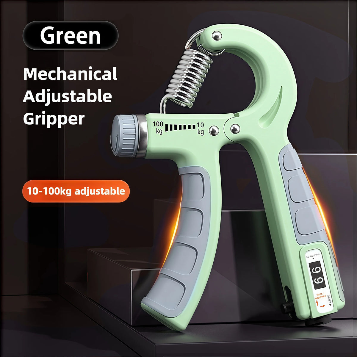 Grip Strength Trainer – Adjustable 10–100kg